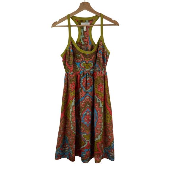 Moulinette Soeurs Silk Retro-Print Mod Dress Size 6 — 60s Print - Picture 4 of 9